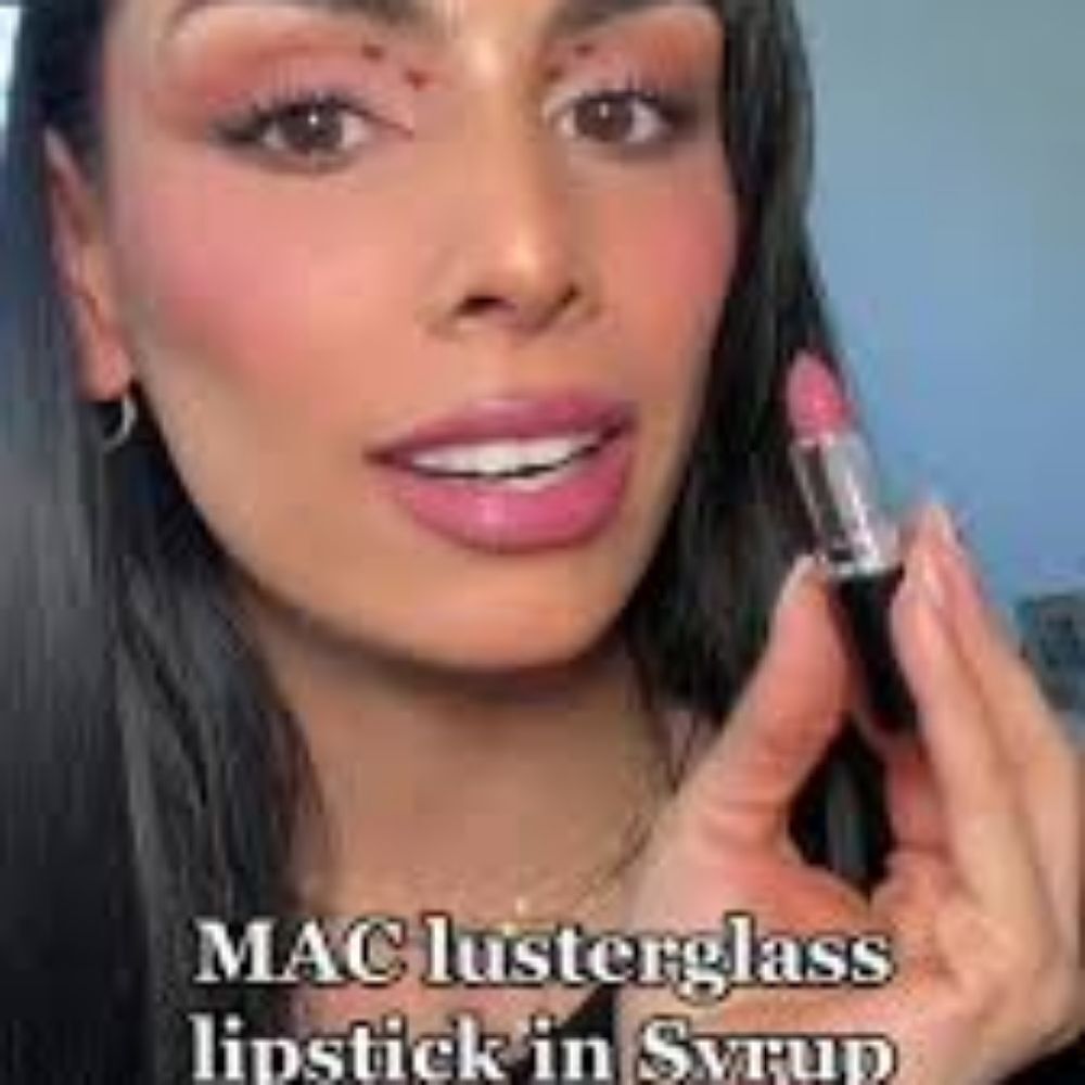 MAC Lustreglass Lipstick In Shade Syrup - Picture 8 of 16